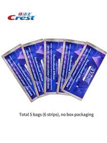 CREST 佳洁士3D美白牙贴 牙齿漂白剂 美白贴 炫白 佳洁士美白牙贴 5/7/14 美白护理 - 彩色 - 查看 12