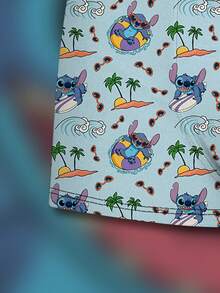 Disney سروال داخلي رجالي بتصميم طباعة ثلاثية الأبعاد من إصدار العطلة، تصميم عصري للاستخدام اليومي والملابس المنزلية