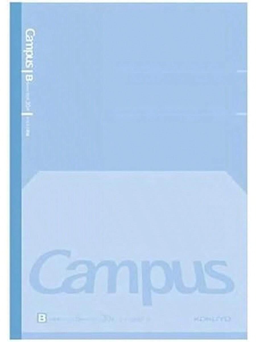 Campus Composition Kimochii Notebook, 1 Pack Feels Flat Semi-B5 Comp Book, Blue, Dot B 6mm Ruled, 30 Sheets School Lined Journal Notebook For Work Study Note Taking. Japan Import - 1_ - 查看 1