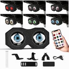 SPNANMA 2025 升级版恶魔眼自行车尾灯，防水智能 LED 自行车尾灯，带 82 个预设，可编程恶魔眼自行车尾灯，带 Type-C 充电，自行车安装支架 - A1 - 查看 2