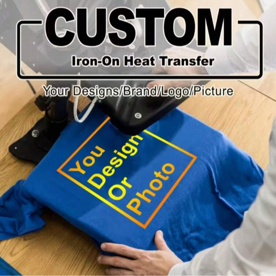 1/2/4/10/20pcs Customizable Heat Transfer Iron-On Stickers - Durable Plastic Decals For DIY Clothing, Hoodies, T-Shirts, Jeans, Backpacks, Canvas Bags And Pillows - Mixed Colors, Personalized Designs