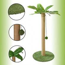 Plantains Cat Scratching Post Kitten Cat Scratchers Sisal Cat Scratches Trees Hanging Ball Toys For Indoor Activity Play Intelligent Interactive