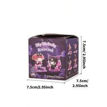 Miniso Figura de la serie de fiestas de Sanio My Melody Rose, de material de alta calidad, decoración llamativa para el gabinete de exhibición de juguetes (1 pieza entregada al azar) - Multicolor - Ver 10