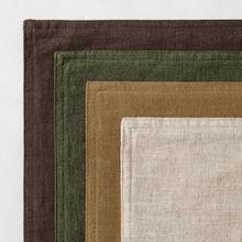 Neutral Linen Pillow Covers Pack Of 4 Decorative Natural Solid Throw Pillow Covers Soft Accent Boho Farmhouse Couch Pillowcases Modern Home Decors Living Room Bed Sofa 18x18 Inch - 24 英吋 x 24 英吋(4 件裝)+ 中性綠/棕色 - 查看 4