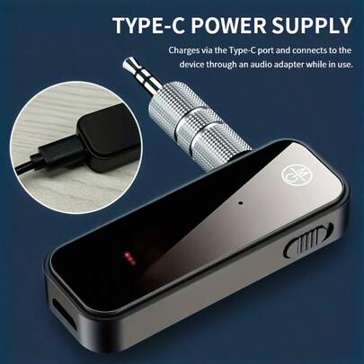 Mini Bluetooth Receiver With HD Mic; Plug & Play For Car/Home/Office; Multifunctional Wireless Adapter For Car&TV&PC&Speaker&Headsets;Compact & Portable; No Setup Needed; HiFi Stereo; Hands-Free Call;Car Stuff; Practical Car Accessories