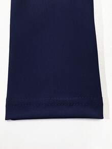 XLLAIS 秋冬春季弹力修身打底衫，休闲夜店长袖亮红色T恤（女款） - 寶藍色 - 查看 5