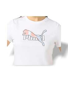 Puma 女士运动T恤 透气吸汗速干舒适柔软弹力logo多功能健身瑜伽日常训练外出 白色 68499102 - 白色 - 查看 5