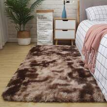 1pc Soft Plush Carpet, Non-Slip Soft Carpet Mat, Very Suitable For Bedroom, Living Room, Bed Decoration