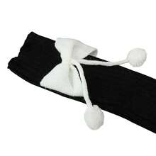 Lebaley Kawaii Leg Warmers For Girls Women - Japanese Lolita Leg Warmers Y2K Harajuku Leg Cover Stockings Kawaii Knit Socks{"Color_name":"Bow2"} - 多色6 - 查看 4