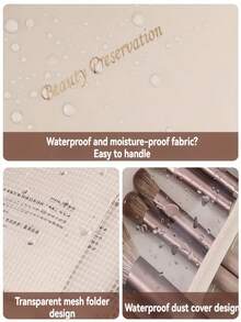 New Popular Large-Capacity Waterproof PU Leather Cosmetic Bag With Detachable Makeup Tool Storage Bag, Portable Toiletry Bag, Portable Travel Toiletries And Skin Care Product Storage Bag, Fashionable Multi-Functional High-End Travel Cosmetic Bag Large-Capacity Women's Cosmetic Bag, Suitable For Women, Wife, Mother, Aunt, Bridal Gifts, Holiday Gifts