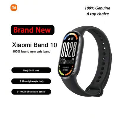  Xiaomi (MI) Band 10 Smart Band Professional Sports Health Monitoring Sleep Management Heart Rate And Blood Oxygen Long Endurance Exercise Xiaomi (MI) Band 10 Smart Band Professional Sports Health Monitoring Sleep Management Heart Rate And Blood Oxygen Long Endurance Exercise, China Version, Only Supports English And Chinese.