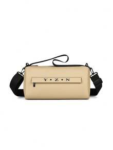 1pc Solid Color Nylon Fabric Zipper Closure Fashionable Casual Backpack, Handbag For Keys, Daily Essentials, Suitable For Men, Spring, Summer, Autumn, Daily, Work, Business, Shopping Phone Bag - Multicolor - View 13