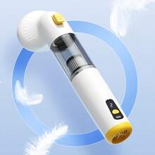 三合一宠物毛发去除器、吸尘器和美容刷 - 吸收、刷洗和吹干宠物毛发