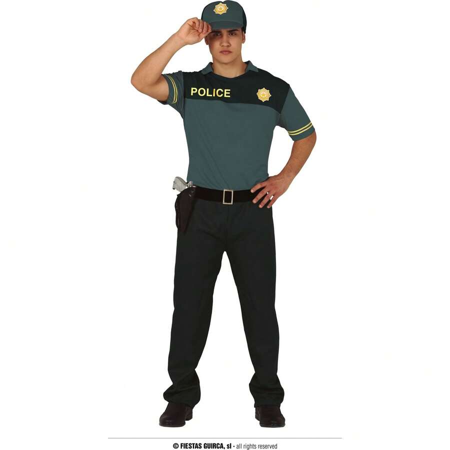 Fiestas Guirca Trang phục cảnh sát dành cho người lớn với nhiều kích cỡ, chất lượng đáng tin cậy và thiết kế chân thực cho các bữa tiệc theo chủ đề, lễ kỷ niệm và sự kiện hóa trang, có nhiều kích cỡ khác nhau - MIỄN PHÍ vận chuyển ✅ Giao hàng trong vòng 24/48 giờ đến Tây Ban Nha (lục địa) - Nhiều màu - Xem 1