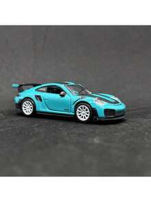 Burago 1:64 Series Alloy Car Miniature Simulation Racing Car Model Collection Officially Authorized Mercedes-Benz Ford Cadillac Porsche Chevrolet Diecast Car Model A Birthday Gift For Men Racing Toy - Porsche 911 GT2 RS-blue - View 5
