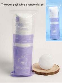 100 Stück/200 Stück Einweg Make-up Pads, runde Make-up Entfernungspads, ultra weiche Reinigungstücher für Erwachsene, Einweg Make-up Entfernungs-Reinigungspads