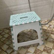 Shower Stool For Inside Shower Shaving Legs Foldable Shower Small Shower Stool Waterproof Plastic Corner Shower Foot Rest Pedicure Stand Foot Rest Green
