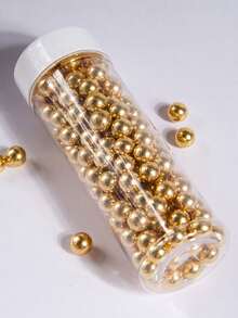 4.59oz/130g Gold Sprinkles, Round Pearl Sugar Sprinkles, Suitable For Cake Decorating, Can Be Used For Ice Cream, Cupcakes, Baking, Cake Decoration - Bright Gold - View 11