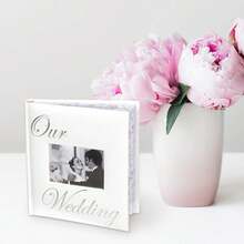Álbum de fotos Malden I Do, Nuestra boda blanco y plateado, 1 L3PH - "Acepto" Blanco - Ver 8