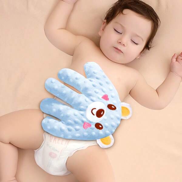 1pc Bear Pattern Infant Calming Hand Pillow, Anti-Startle Pressure Pillow, Baby Sleeping Companion (Basic Model)