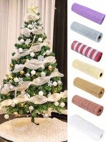 1 لفة شريط ساتان شمبانيا، شريط فراشة DIY إكليل، لوازم تغليف هدايا، قماش شيفون لخلفية ديكور حفلات الزفاف والأعياد، شريط لتزيين شجرة ، مناسب لديكور المنزل والاحتفالات الشتوية، حفلات المناسبات، حفلات ، ديكورات الأعياد، هدايا الحفلات، ديكورات حفلة الممتعة، عيد الميلاد المجيد، السنة الجديدة السعيدة، ديكورات ، هدية المثالية لأصدقاء ديكور الغرفة