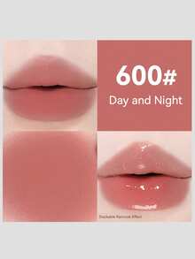 NOVO Son môi hai đầu chống nước, chống mồ hôi, lâu trôi, không lem, lớp nền trong suốt như gương, một đầu nhung lì, một đầu có kết cấu bóng, thích hợp trang điểm hàng ngày, du lịch ngoài trời, quà tặng cho phụ nữ, giáng sinh, năm mới, trang điểm Halloween, mỹ phẩm thời trang Y2K - 600# Ban ngày Ban đêm - Xem 11