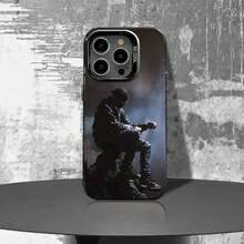 Funda de Teléfono Diamond Noir para 17,16,15,14,13,12,11,Pro,Max,Plus, W-Werenoi Cubierta Negra Mate a Prueba de Golpes - z5 - Ver 8