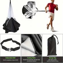 BJNCDIO Set de entrenamiento deportivo de 18 piezas para velocidad y agilidad. 12 conos de fútbol rojos y naranjas / 1 escalera de agilidad de 236 pulgadas / 4 soportes / 1 bolsa de almacenamiento para accesorios deportivos - Amarillo-43 piezas - Ver 5