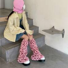 Women Leg Warmers - White - View 1