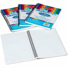 And Doug MiniSketch SpiralBound Pad 6 X 9 Inches 4Pack - White - View 4
