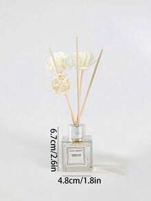 1pc Long-Lasting Air Freshener & Deodorizer, Mosquito Repellent Rattan Diffuser, Flameless Fragrance Diffuser, Home Fragrance Therapy, Home Freshener - Various Fragrances - View 4