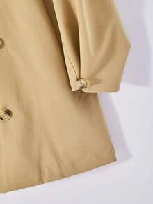 Palton trench britanic cu mânecă lungă, stil universitar, pentru fete, de toamnă și iarnă, stil universitar, cu glugă, mediu spre lung, rezistent la vânt, versatil, la modă, practic, alegere ideală pentru plimbări zilnice în aer liber și ieșiri la petreceri