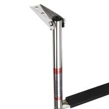 Marine Yacht Boat Ladder Stainless Steel 2 Step Telescopic Boat Ladder, Folding Swimming Pool Ladder Max 330Lbs