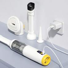 三合一宠物毛发去除器、吸尘器和美容刷 - 吸收、刷洗和吹干宠物毛发