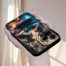 Funda de Teléfono con Patrón de Escena de Explosión de Coche Deportivo Genial, Diseño Nuevo y de Alta Gama, Funda de Teléfono Resistente a los Golpes, Adecuada para iPhone 16 15 14 13 12 11 XR XS Xsmax SE 8 7 Pro Plus Max Mini Series, Puede Ser un Regalo para Novio o Novia - Colores mixtos - Ver 5