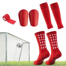 1 set jambiere fotbal, jambiere non-sportive, apărători de tibie fotbal, bandaj sportiv, set echipament teren