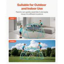 Climbing Dome, 10FT Geometric Dome Climber With Swing & Hammock, 1000LBS Loading Kid's Jungle Gym Playground, Easy-Assembly Outdoor Backyard Climbing Equipment For Boys Girls 3 To 10 Years Old - 10FT 1000LBS Swing Hammock - View 6
