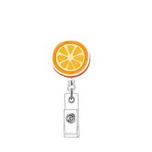 1 pieza Portabadge retráctil con brillo y tema de frutas para enfermeras y estudiantes de medicina