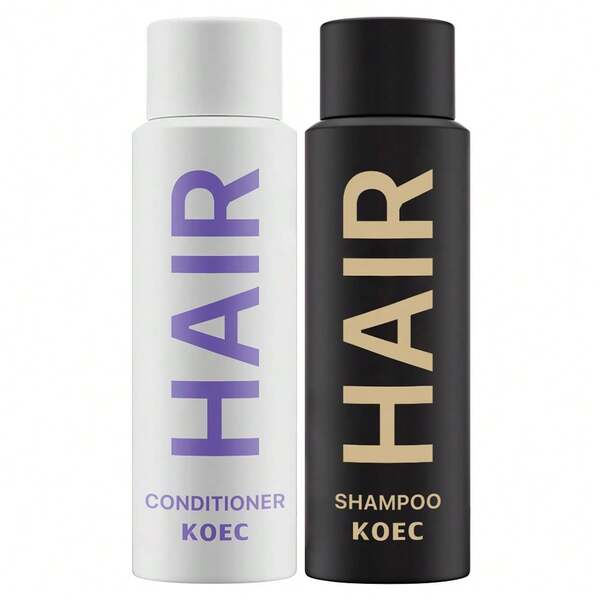 KOEC Hydrate Shampoo+Conditioner, Moisturizes Dry Hair, Softens & Adds Shine, Intensely Condition, For Very Dry, Thick, Coarse Hair