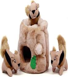 Outward Hound Hide A Squirrel Plush Dog Toy Puzzle, Small - ColorC - 查看 4