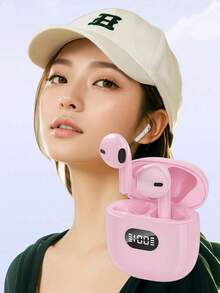 TWS Bluetooth Earbuds Stereo Powerful Bass Sports Earbuds HD Voice Calls Microphone Bluetooth 5.4 Version Sports In-Ear Design 180mAh Battery Capacity Perfect For Workouts, Cycling, Hiking, Music Listening, Or As A Gift For Friends