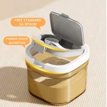 Milk Powder Canister, Light-Proof Airtight Container, Moisture-Proof Portable Baby Milk Powder Box, Large Capacity Divider Box, Milk Powder Dispenser, Divider Box, Storage Box