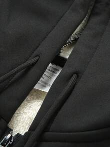 Women's Solid Color Zip-Up Fleece Hoodie, Casual Style For Autumn/Winter, Women's Sportswear Suitable For Gym And Outdoor Hiking, Essential For Back To School Season