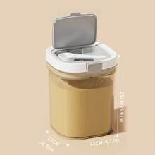 Milk Powder Canister, Light-Proof Airtight Container, Moisture-Proof Portable Baby Milk Powder Box, Large Capacity Divider Box, Milk Powder Dispenser, Divider Box, Storage Box