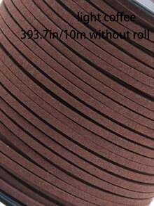 10m/Roll 2.5mm Faux Suede Cord, Handmade Rope, Bracelet DIY Jewelry Accessory String - Multicolor - View 18