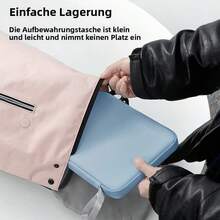 Borsa porta tablet adatta per custodia protettiva per iPad e borsa portatile multitasche da 12,9 pollici, porta tablet - nero - Visualizzare 4