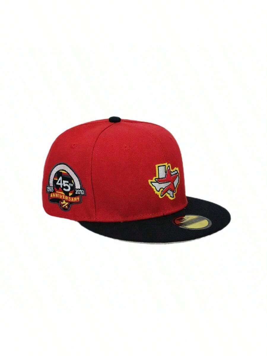Men Baseball Caps - Red - View 1
