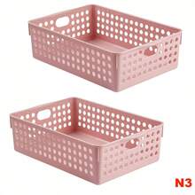 Storage Baskets - Pastellrosa - Übersicht 3