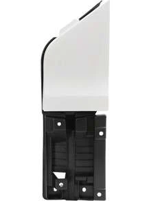 HECASA Fuel Gas Filler Pocket Housing Hinge Door Cover Compatible With 2015-2023 Transit Van 150 250 350 CK4Z-5427936-A CK4Z-5427936-F (Fuel Filler Housing+White Gas Cap Cover)