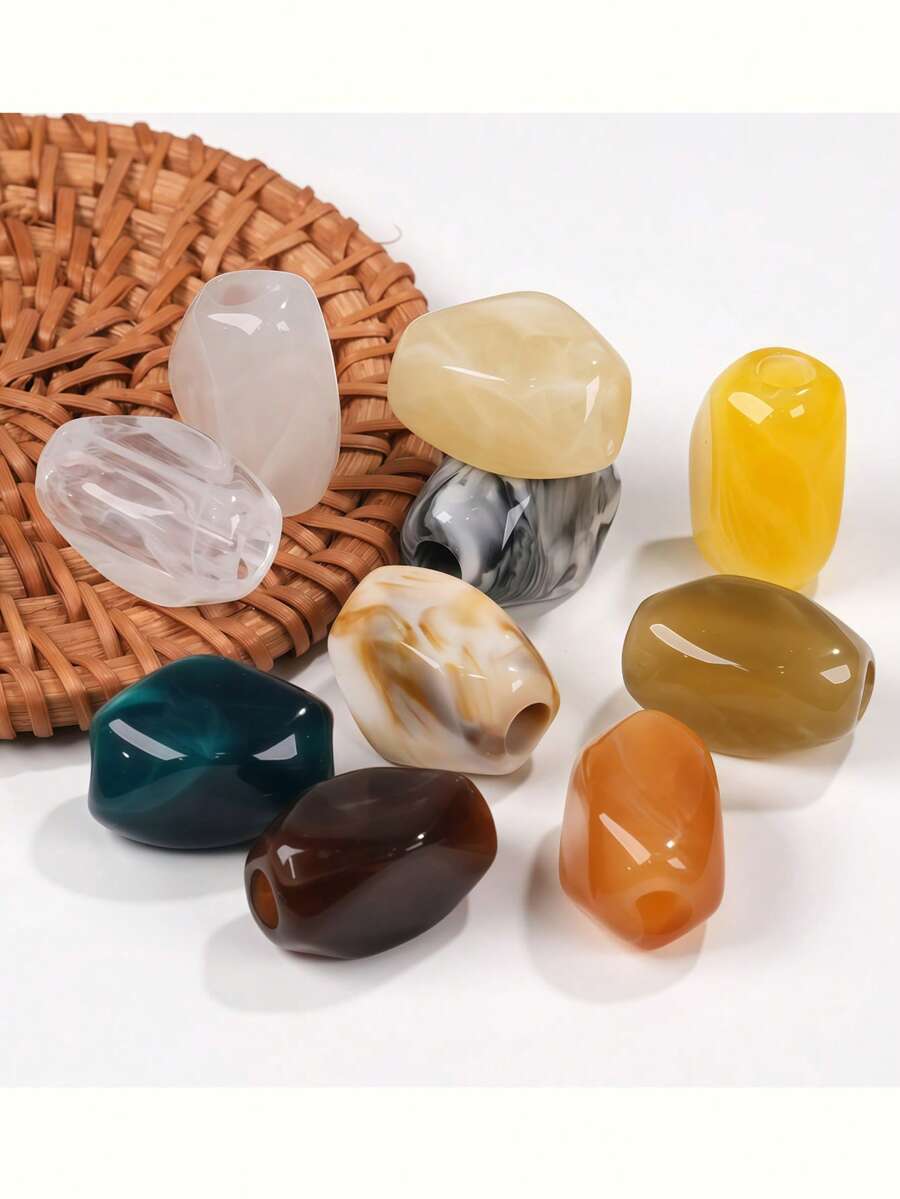 Chinese Style Shell Beads | Perfect Gift For Mother's Day & Eid | 20/50Pcs Craft Supplies